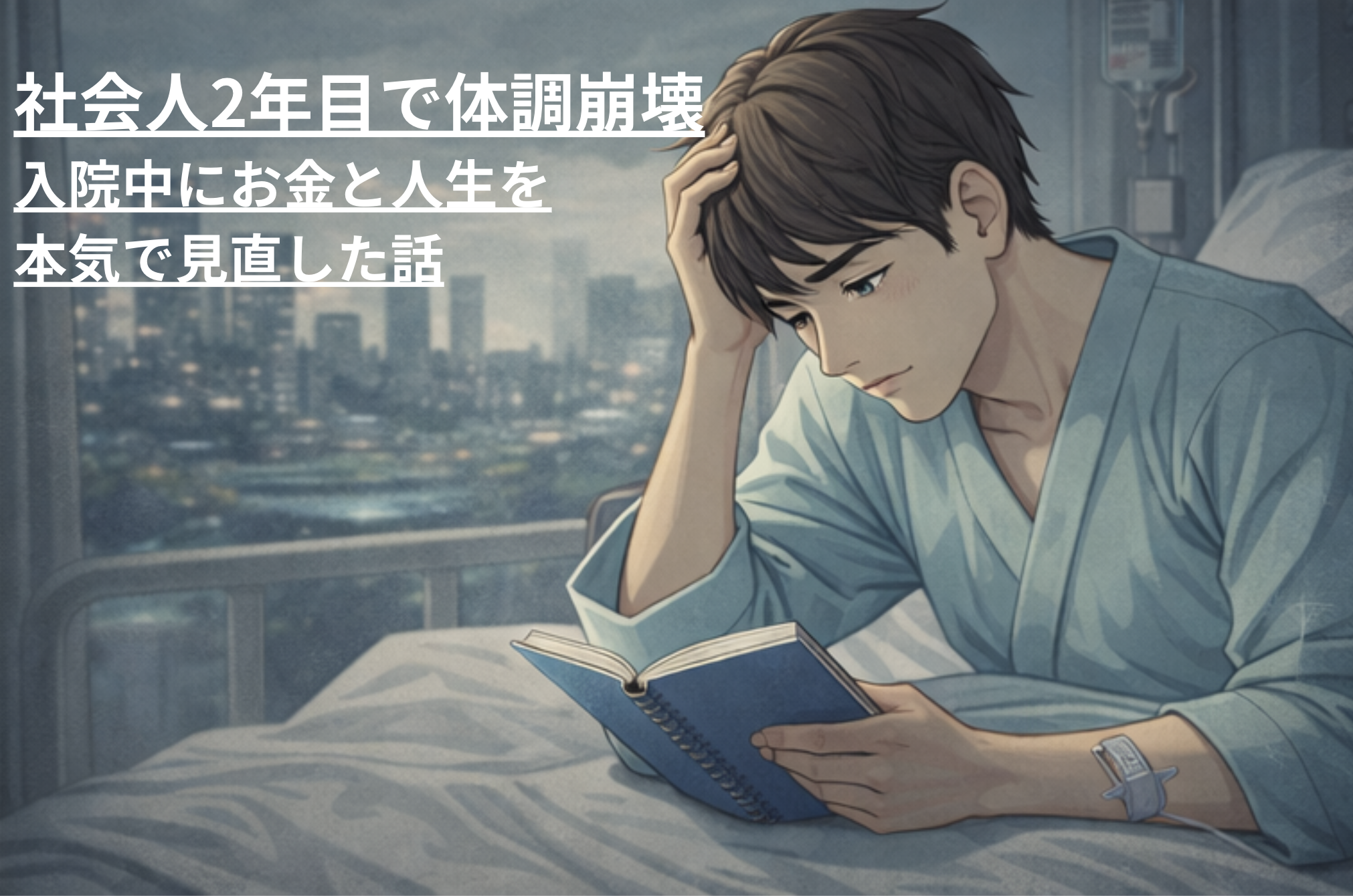 社会人2年目で体調崩壊。入院中にお金と人生を本気で見直した話