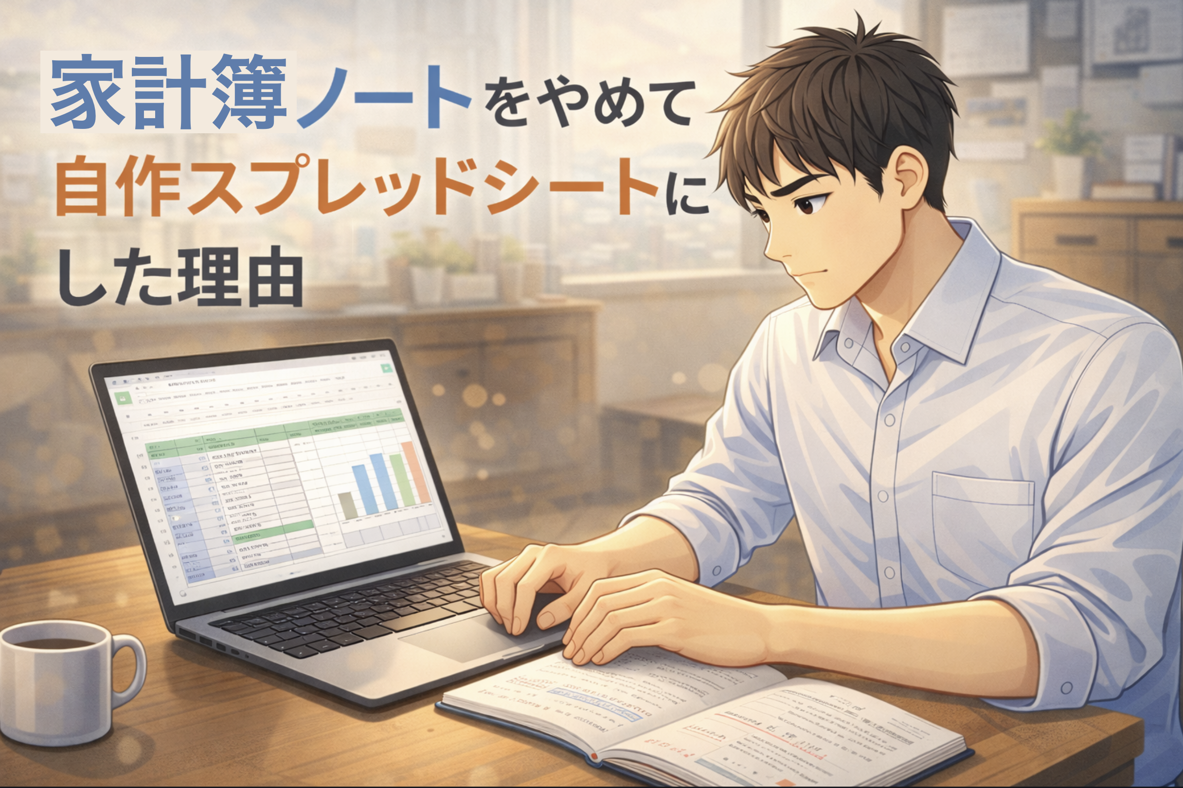 家計簿ノートをやめてスプレッドシートにした理由