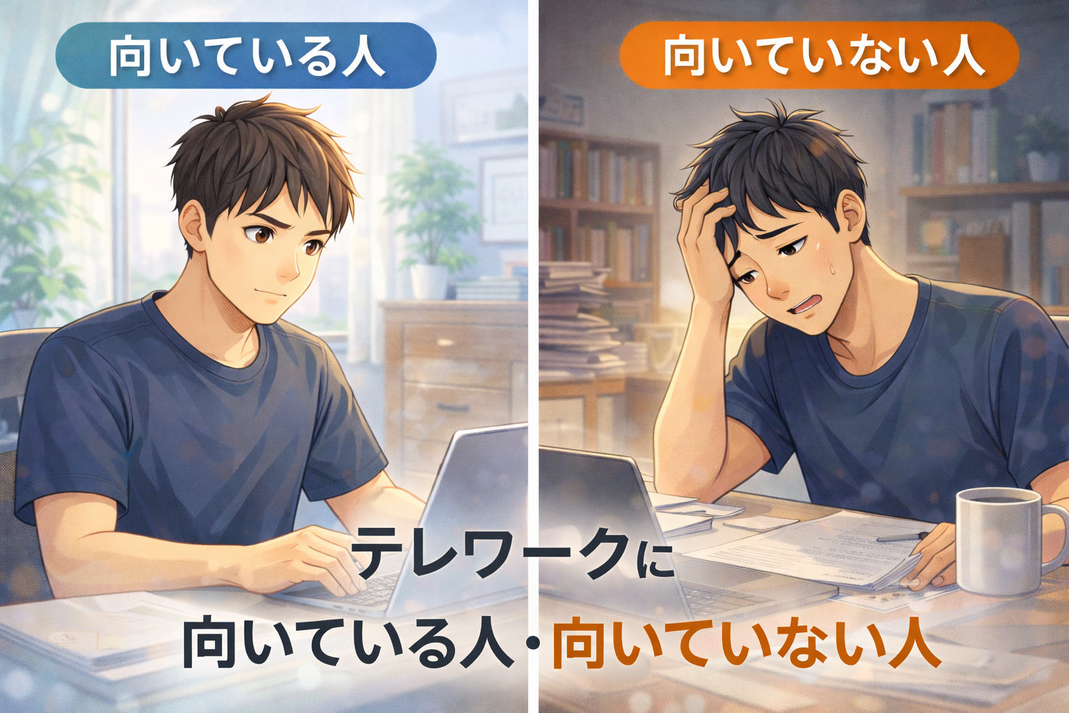 テレワークに向いている人・向いていない人
